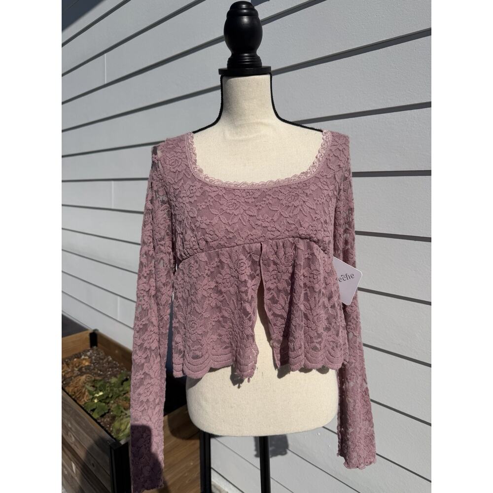 NWT Lace Top Babydoll Fairy Romantic Victorian Coquette Dainty Y2K Fairy XL